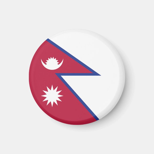 Imán Bandera de Nepal (Frente)