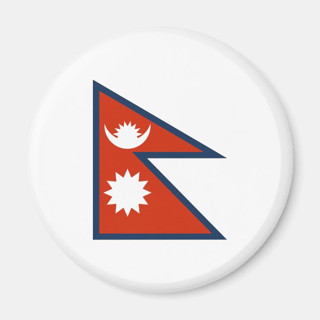 Imán Bandera de Nepal (Frente)