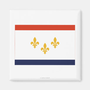 Imán Bandera de New Orleans