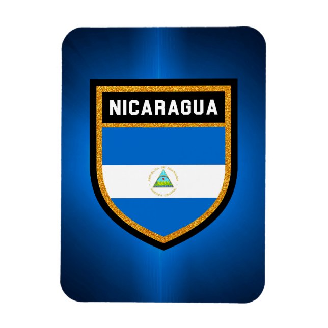 Imán Bandera de Nicaragua (Vertical)