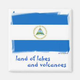 imán - Bandera de Nicaragua