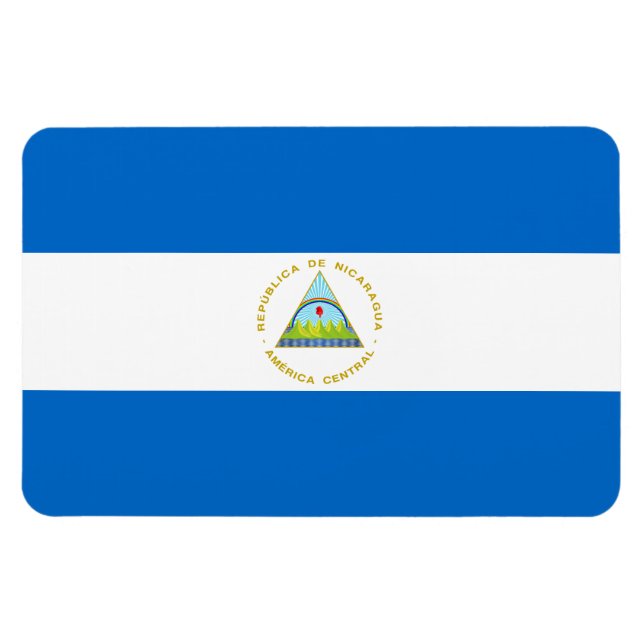 Imán Bandera de Nicaragua (Horizontal)