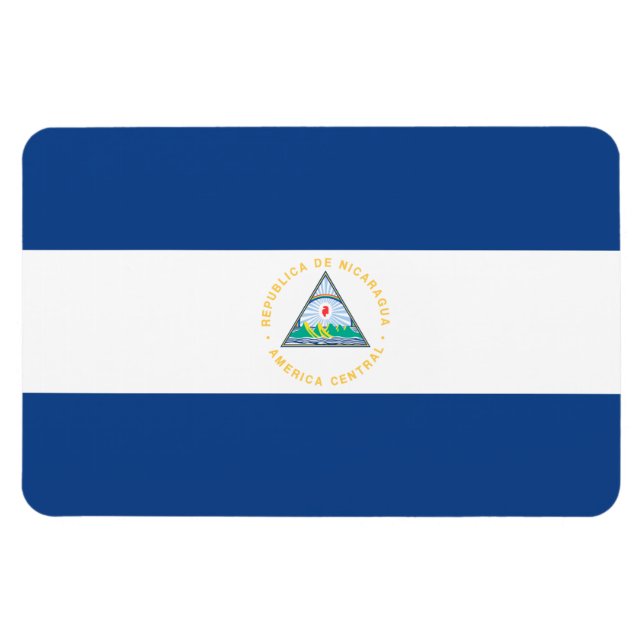 Imán Bandera de Nicaragua (Horizontal)