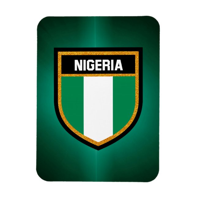 Imán Bandera de Nigeria (Vertical)