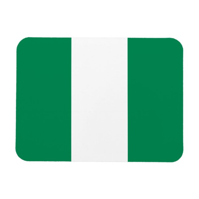 Imán Bandera de Nigeria (Horizontal)
