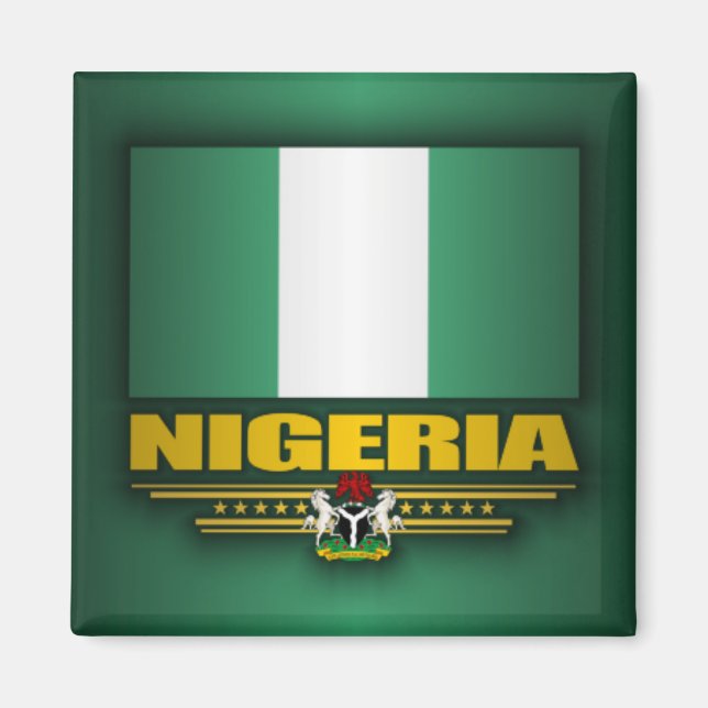 Imán Bandera de Nigeria (Frente)