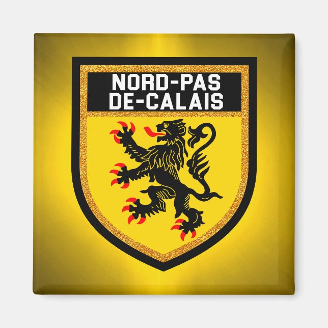 Imán Bandera de Nord-Pas-de-Calais (Frente)