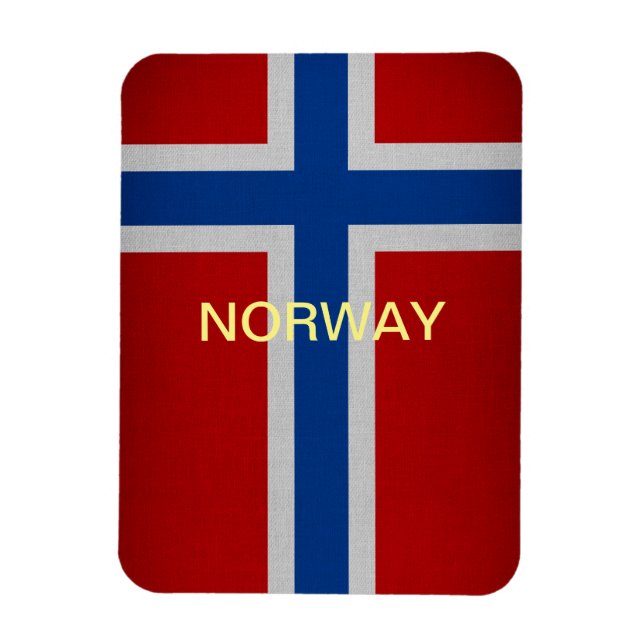 Imán Bandera de Noruega (Vertical)