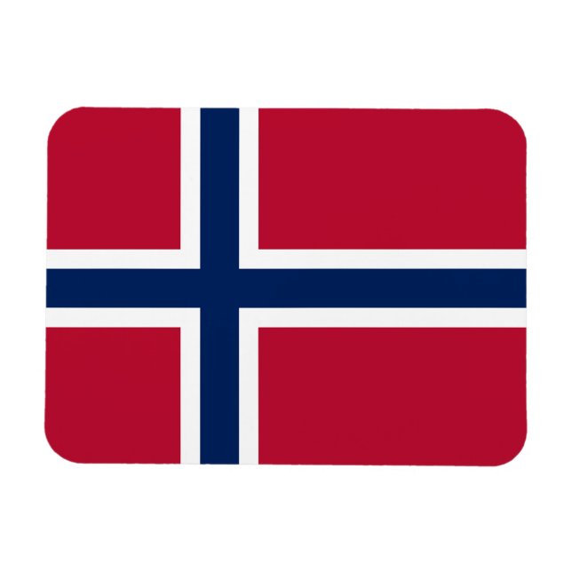 Imán Bandera de Noruega (Horizontal)
