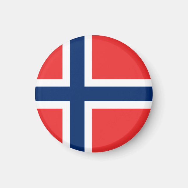 Imán Bandera de Noruega (Frente)