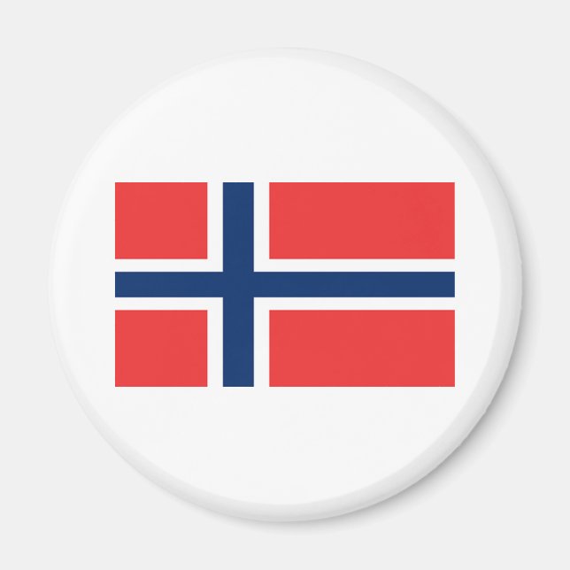 Imán Bandera de Noruega (Frente)