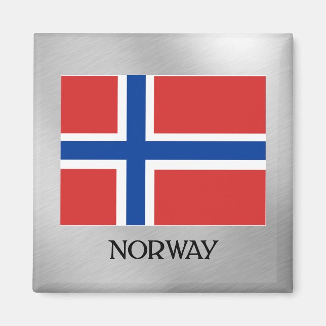 Imán Bandera de Noruega (Frente)