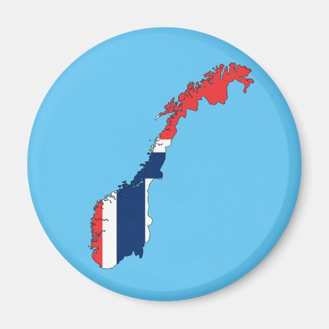 Imán Bandera de Noruega (Frente)