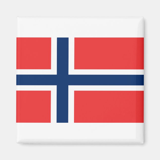 Imán Bandera de Noruega (Frente)