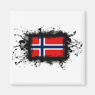 Imán Bandera de Noruega