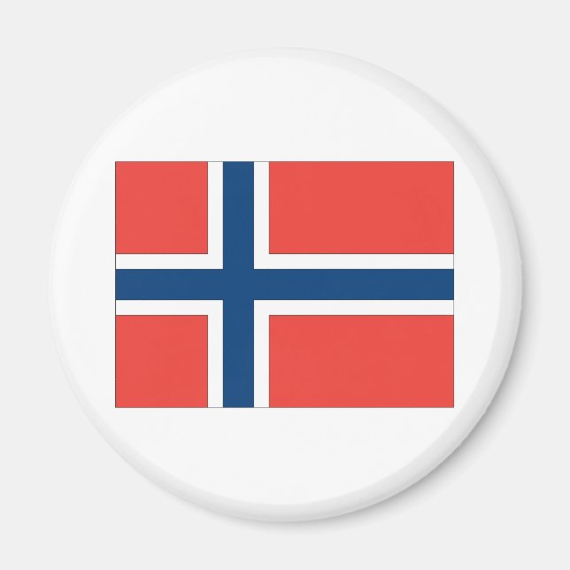 Imán Bandera de Noruega (Frente)