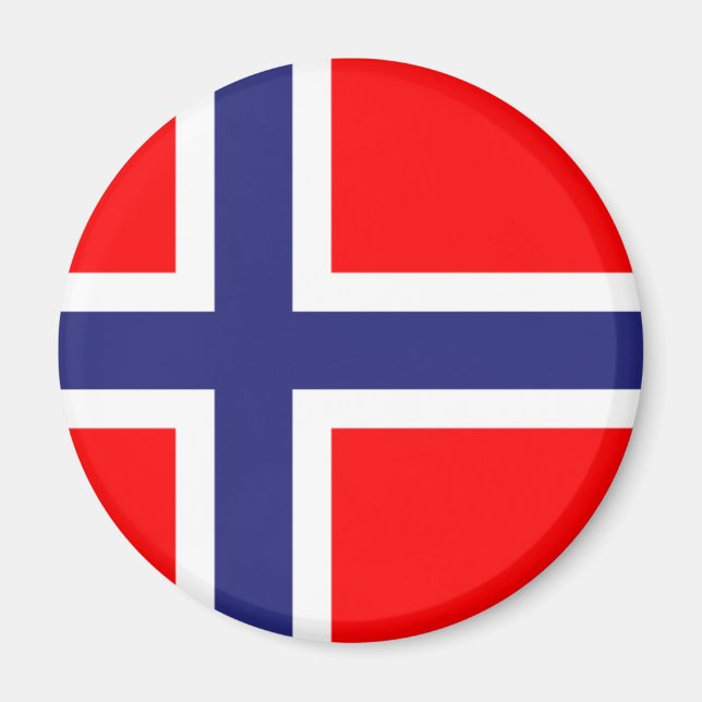 Imán Bandera de Noruega (Frente)