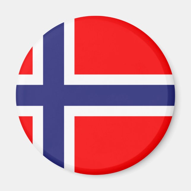 Imán Bandera de Noruega (Frente)