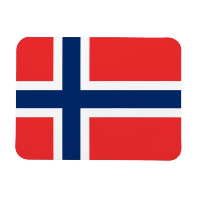 Imán Bandera de Noruega (Horizontal)