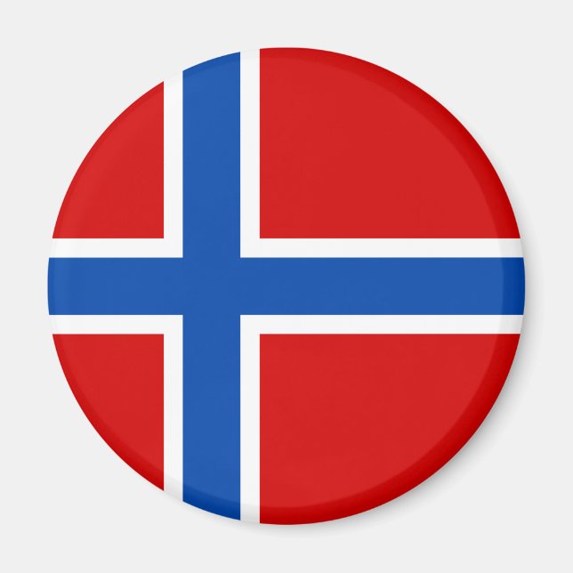 Imán Bandera de Noruega (Frente)