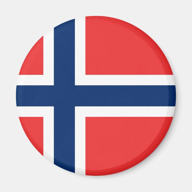 Imán Bandera de Noruega (Frente)