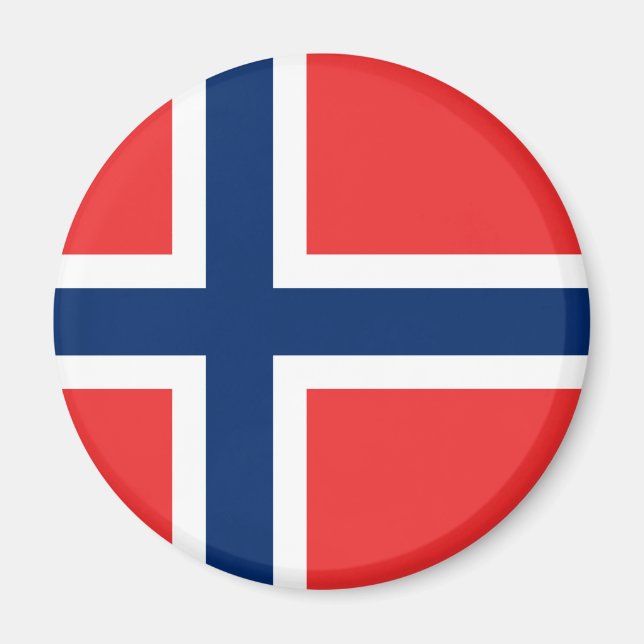Imán Bandera de Noruega (Frente)