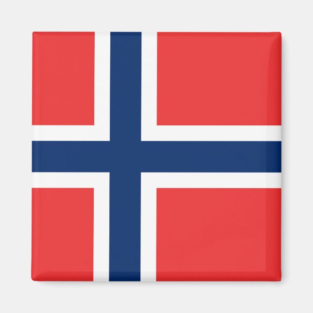 Imán Bandera de Noruega (Frente)