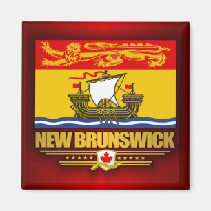 Imán Bandera de Nueva Brunswick