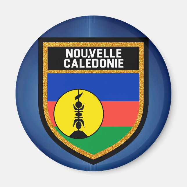 Imán Bandera de Nueva Caledonia (Frente)