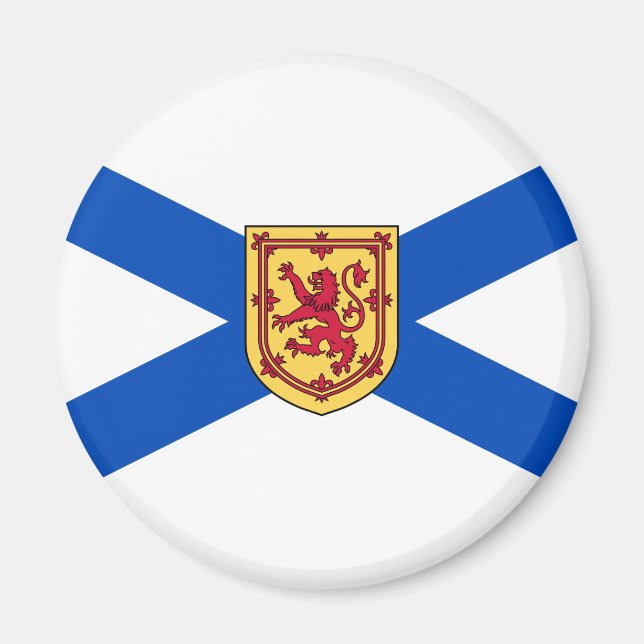 Imán Bandera de Nueva Escocia (provincia canadiense) (Frente)