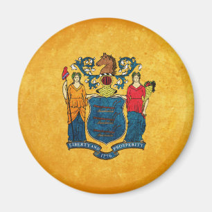 Imán Bandera de Nueva Jersey