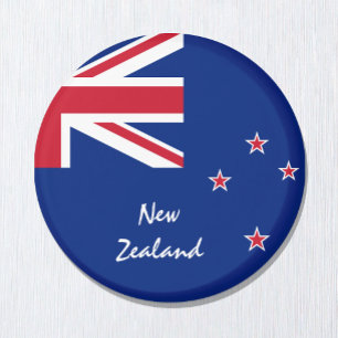Imán Bandera de Nueva Zelanda y Aotearoa - fanáticos de