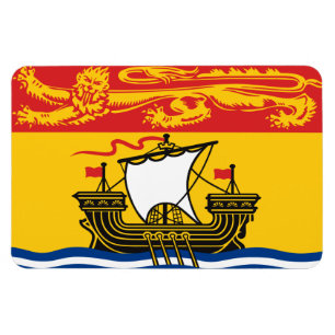 Imán Bandera de NUEVO BRUNSWICK