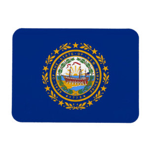 Imán Bandera de Nuevo Hampshire