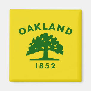 Imán Bandera de Oakland (California)