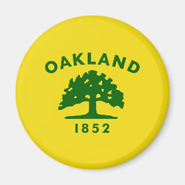 Imán Bandera de Oakland (California)