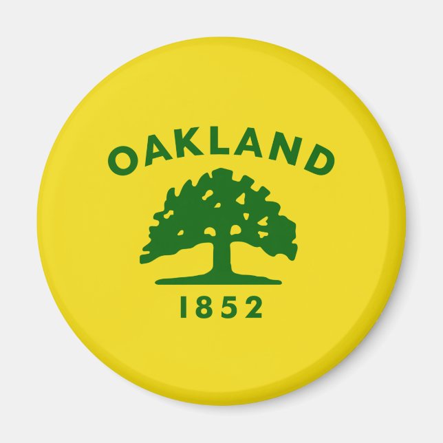 Imán Bandera de Oakland (California) (Frente)