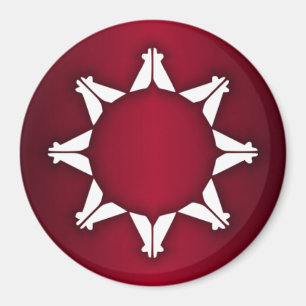 Imán Bandera de Oglala Lakota