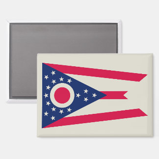 Imán Bandera de Ohio: La bandera del Estado del Buckeye