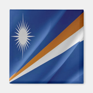 Imán BANDERA DE ONDA zMH002, ISLAS MARSHALL