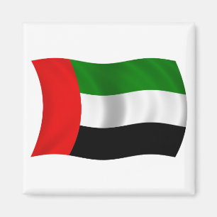 Imán Bandera de ondeo de Emiratos Árabes Unidos