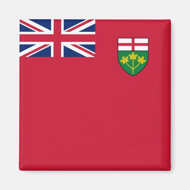 Imán Bandera de Ontario (Frente)