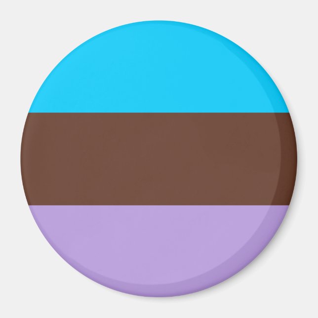 Imán Bandera de Orgullo Androsexual (Frente)