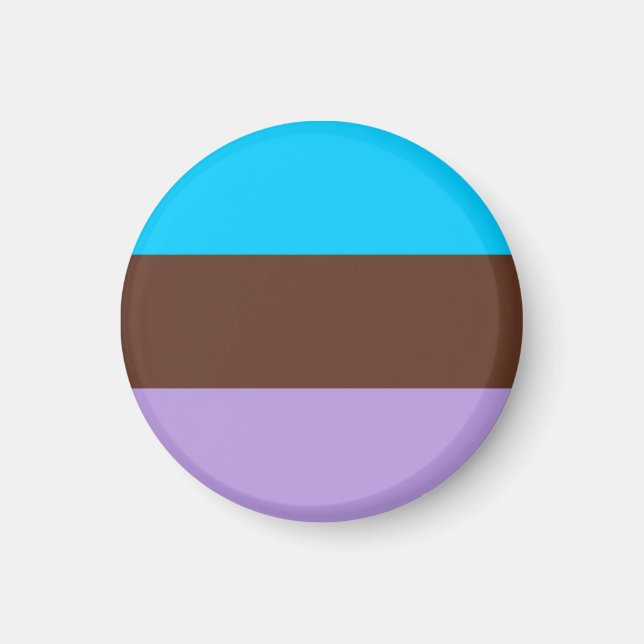 Imán Bandera de Orgullo Androsexual (Frente)