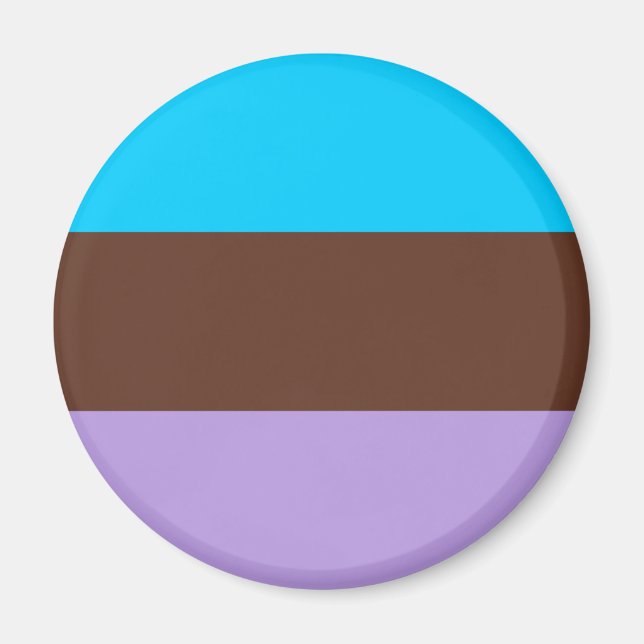 Imán Bandera de Orgullo Androsexual (Frente)
