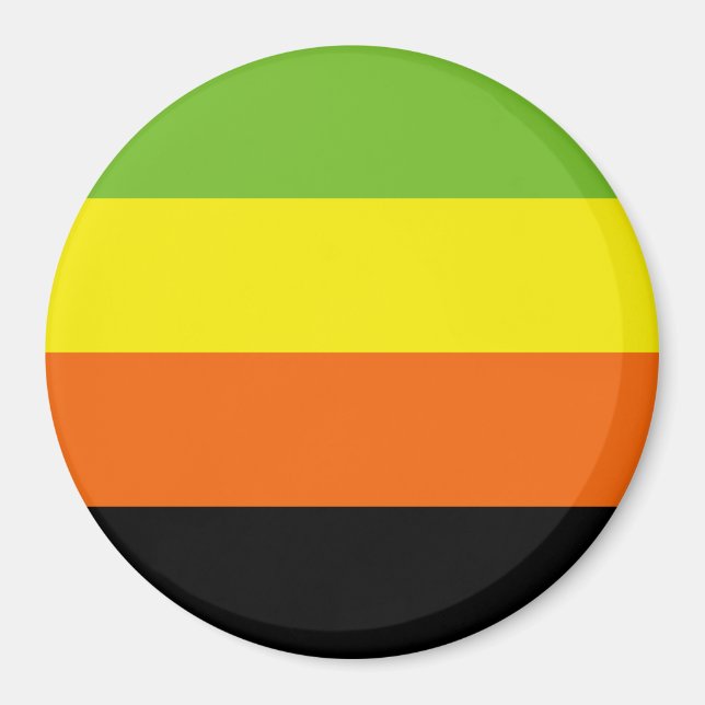 Imán Bandera de Orgullo Aromántico (Frente)