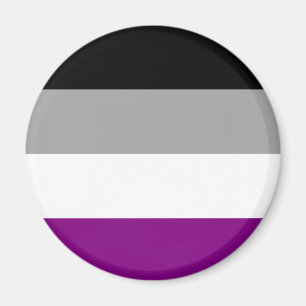 Imán Bandera de Orgullo Asexual