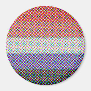 Imán Bandera de Orgullo Cupiorromántico Abstracta Tripp
