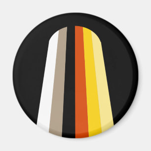 Imán Bandera de Orgullo de Cabello Largo