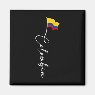 Imán Bandera de orgullo de Colombia Patriota nacional c